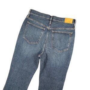 Madewell Perfect Vintage Flare Crop Jeans Women's 31T (33X30) Button‎ Fly Dark